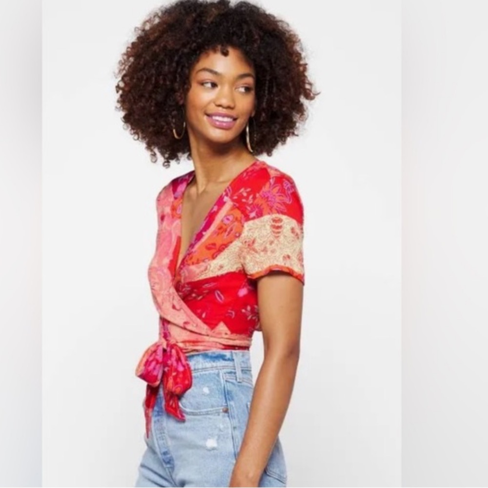 Free People NWT Ashely Wrap boho Crop